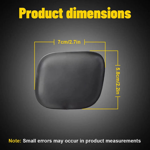 Toyota Highlander Tow Hook Cover 2 Piece Left And Right Front Bumper Eye Covers Black Replacement For 2014 2015 2016 Built To Last With Easy Clip On Install Durable Plastic No Tools Needed OEM Style Look 7x5.8 cm dimensions