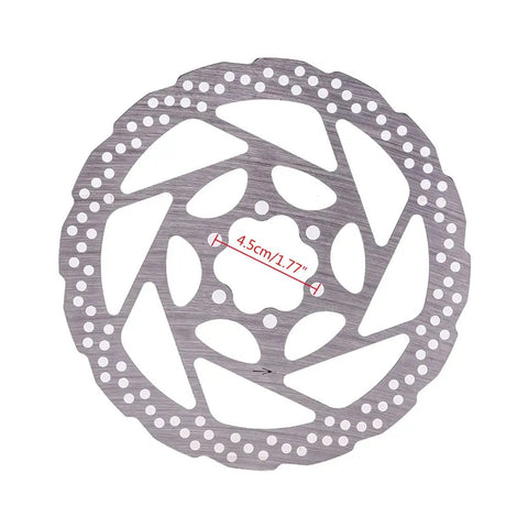 Premium full aluminum alloy hydraulic disc brake rotor, 4.5cm size, for smooth stopping power on gnarly trails.