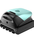 Sora 10 Cordless Pool Vacuum Robot For Inground And Above Ground Pools, 6800 GPH Suction, mint green, front view
