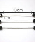 Grab And Go Portable Speargun Wishbone Cord With Stopper Ball Rubber Tube For Spearfishing, V Shape, PP Material, 10cm length
