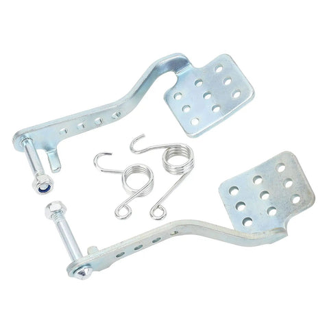 Go Kart Pedal Kit With Anti Slip Brake And Throttle Pedals, Return Springs, Universal Fit, Durable Steel Construction