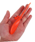 Person holding orange Plastic Model Airplane Propellers Replacement Parts Set For DIY Aircraft And RC Helicopters