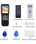 ID Card Duplicator And Copier Dope Kit With Decode Function For Smart Cards And NFC, Handles 125kHz To 500kHz ID Frequencies, components displayed.