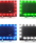 TV Backlight LED Strip For 32 To 65 Inch TVs, USB RGB Light Strip 13.2 Foot With App Control And Remote, multiple color display
