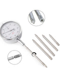 Six Piece Dial Indicator Extension Rod Set Extends From 1 To 6 Inches And Stacks To 21 Inches With Standard 4 To 48 Thread High Speed Steel