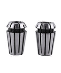 Two premium steel ER11 spring collets from the 15pcs ER11 Spring Collet Set for CNC engraving and milling machines.