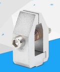 Stainless Steel Push Pull Force Fixture For Tensile Testing 500N Capacity 3.5mm Opening with hex bolt