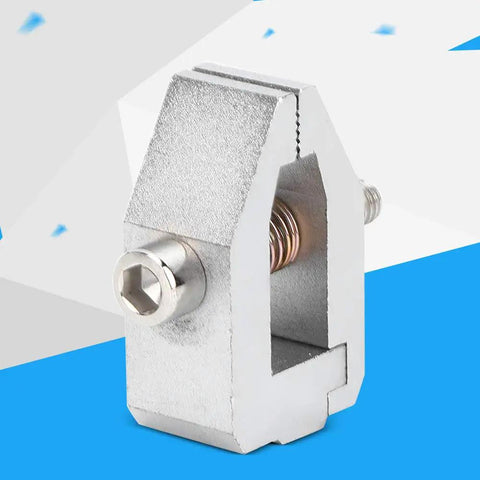 Stainless Steel Push Pull Force Fixture For Tensile Testing 500N Capacity 3.5mm Opening with hex bolt