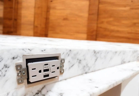 Three-Gang Non-Metallic Electrical Outlet Box Extender For Power Switch Receptacles Ultra Durable UL Listed Deep Box Extension Kit installed