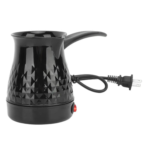 Turkish Coffee Maker With Dual System Anti Scald And Even Heating Stainless Steel 600ml Portable Mini Electric Pot