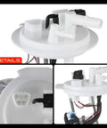 Top Shelf Electric Fuel Pump Module Assembly For Kia Optima Low Pressure Fuel Sending Unit close-up view showing connectors and hoses.