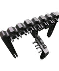 9 Slot Golf Club Organizer For Bag And Stand Putter Holder Iron And Driver Separator Divider System Durable Plastic Black