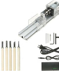 Multifunctional Mini Lathe Polisher Machine With Seven Speed Levels For Metal And Woodworking with tools and accessories.