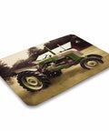 Thick Soft Absorbent Old Tractor Photo Farm Bath Rugs For Bathroom Mats With Non Slip Backing Ultra Absorbent And Machine Washable