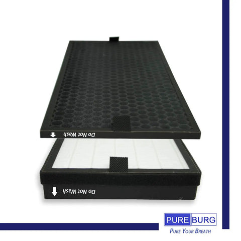 Replacement HEPA Filter Kit With Activated Carbon For Rowenta Intense Pure Air XL PU60XX Series Air Purifiers PU6010 PU6015 PU6020 PU6025 PU6040