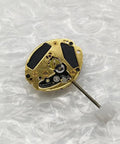 Gold Precision Quartz Movement Replacement Kit With Gear Set For Watch Repair No Battery Needed Compact Portable.