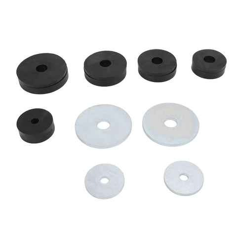 Sheet Metal Dimple Die Set With Carbon Steel Flared Hole Dies And Backing Discs for Harbor Freight hydraulic punch driver setup