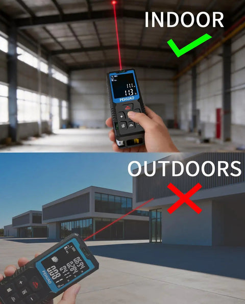 Tough As Nails Two In One Laser Tape Measure With A 165 Foot Range And 6.5 Foot Retractable Tape Perfect For Gritty Job Sites And Weekend DIYs Where You Really Gotta Nail Measurements Every Single Go Around