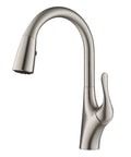Merlin Dual Function Pull-Down Kitchen Faucet With Single Handle, 16-Inch Reach, Spot-Free Stainless, Solid Brass