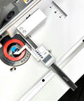 Digital Height Gauge With Magnetic Base, 6 Inch Capacity, Boss Level Precision To 0.0005 Inch, shown on router table