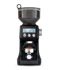 Smart Grinder Pro For Coffee And Espresso In Black Truffle Finish With 60 Settings Dosing IQ Digital Timer Dope Conical Burr Grinder