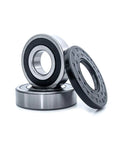 Heavy Duty Front Load Washer Tub Bearing And Seal Kit Designed To Crush Drum Grumbling Stop Leaks Early And Restore Snappy Spins For Frigidaire Kenmore Appliances In Your Everyday Laundry Room - Close-up of stainless steel bearings.