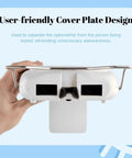 Optical Digital Pupilometer With Memory Function LCD Display IPD Meter For Eyeglasses Fitting, cover plate view