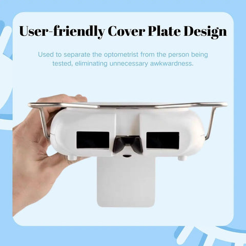 Optical Digital Pupilometer With Memory Function LCD Display IPD Meter For Eyeglasses Fitting, cover plate view