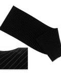 Flexible Accordion Bellows Cover For Milling Machines Oil And Dust Resistant Three Proof Cloth Shield Black Telescopic Rail Guard Built To Last Dust And Debris Protector For CNC And Metalworking 150mm Length image showing black extendable cover.
