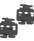 Snap On Circuit Breaker Lockout Device A4 Steel Three Hole Design for quick setup, tool-free installation on industrial equipment.