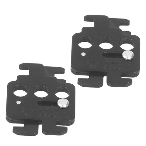 Snap On Circuit Breaker Lockout Device A4 Steel Three Hole Design for quick setup, tool-free installation on industrial equipment.