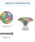 Cactus Flower Cabinet Knobs Two Pack Pull Handles for Kitchen Dresser Drawer Cabinets Cupboards Closet Built to Last Durable Aluminum
