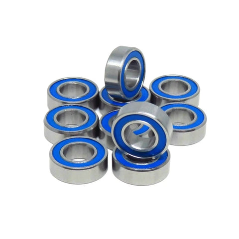 10 Pieces 4x10x4 MR104 2RS Blue Ball Bearing For RC Cars And Trucks L1040DD Dope Upgrade Kit For Smoother Spin And Long Life