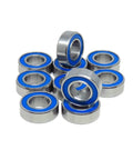 Blue Ball Bearing Kit 4x10x4 MR104 2RS For RC Cars And Trucks 10 Piece Set Includes MR148 2RS 8x14x4mm Bearings L1040DD