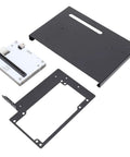 Heavy Duty External GPU Docking Station For Thunderbolt 3 And USB4 Compatible PCIe 16X Graphics Card Enclosure parts displayed on black background.