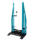 Heavy Duty Bicycle Wheel Truing Stand For Precise Wheel Alignment And Maintenance, Adjustable Width 3.5 To 5.9 Inches in blue steel