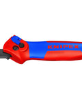 Stripping Knife With Sliding Shoe And Ratchet Function For Tough Plastic Sheaths Up To 7 mm Wall Thickness Interchangeable Hook Blade