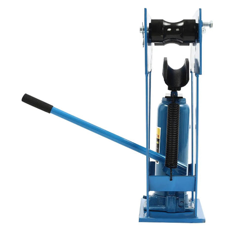Front view of 16 Ton Hydraulic Pipe Bender Pro Grade With 8 Dies One Half Inch To Three Inch Manual Tube Bending Machine