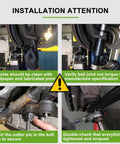 Six Piece Front Suspension Kit For 2007 To 2014 Edge And MKX Replacement With Front Lower Control Arms Ball Joints Outer Tie Rod Ends And Sway Bar End Links For A Smooth Install And Reliable Ride installation warning guide