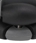 WiseZythum 48mm omni-directional wheel, black tire with gray double-row hub for robotics projects