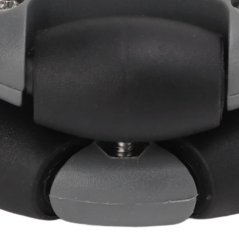 WiseZythum 48mm omni-directional wheel, black tire with gray double-row hub for robotics projects