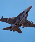F-18 70mm Super Hornet RC Jet Airplane For Adults With 6 Channel EDF Power 80A ESC KV1900 Motor 12 Blade V2 Turbine Sound PNP Kit No Radio Battery Charger in flight against blue sky