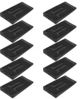 20 Pack Black Adjustable Furniture Leveling Pads Anti Slip Shims For Washing Machines Refrigerators Tables Sofas Cabinets And More