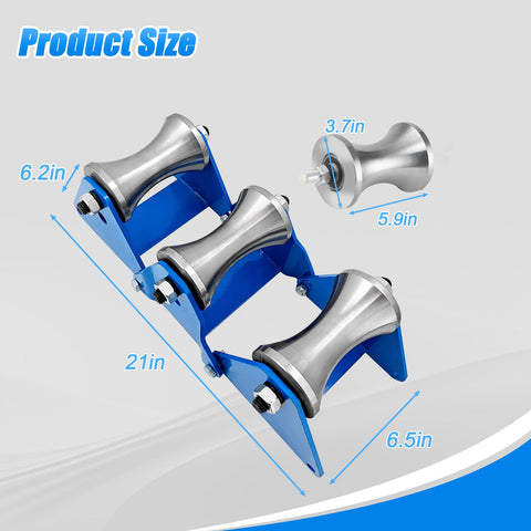 Heavy Duty Cable Puller Sheave For Industrial Laying High Load Wire Tugger Pulley Efficient Cable Feeding Wheel Steel Pulley Attachment For Large Scale Wiring Projects with dimensions labeled