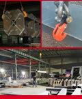 Horizontal Plate Lifting Clamp 0.8 Ton Built Tough With High Strength Manganese Steel Chain For Industrial Hoists And Cranes