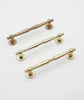10 Pack Polished Gold Cabinet Pulls 5 Inch Center To Center Holes 128mm Zinc Alloy Polished Brass Drawer Dresser Handles