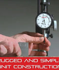 Using Pro Grade Dial Indicator Set With Jewel Bearing And Case White Face 0-5-0 0-25-0 0-100 Dial Readings.001 Graduation