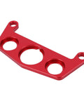 Upgrade Your Rig With This Dope Key Switch And Indicator Light Mount For 450R ATV Made From Stylish Red Aluminum Ensuring A Tight Fit And Secure Attachment Without Compromise On Performance Or Style For Your Badass Off Road Machine. Red aluminum ATV key switch and indicator light mount bracket