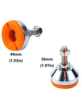4 Pack Threaded Adjustable Leg Levelers With 2 Inch Screws For Workbenches, Machines, Cabinets And Heavy Duty Use, 800 Lb Capacity