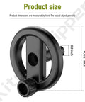 Tough As Nails Table Saw Hand Wheel 5140032-48 Replacement Part black diameter 4.02 inches and 0.8 inch grip for DW745 models.